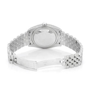 Montre de mode Royale en acier inoxydable avec quartz ETA et moissanite glacée, édition limitée - Product Image 5