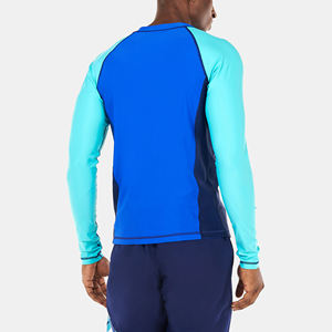 Custom Design High Quality Rash Guard Men Long Sleeves 220g Lightweight <b>Personalised</b> OEM Most Popular New Style Breathable - Product Image 2
