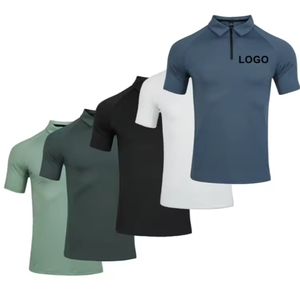 Golf Dry Fit de alta calidad personalizado para hombres para Polos transpirable cómodo patrón impreso hecho de poliéster de alta calidad - Product Image 6