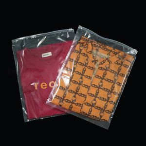 Bolsas Ziplock con cremallera recicladas GRS de alta calidad con deslizador-Bolsa de cremallera de plástico para ropa Embalaje impreso personalizado - Product Image 5