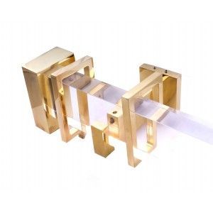 Soporte de cortina acrílico de primera categoría con un elegante atractivo visual adecuado para varias barras de cortina y temas de decoración de interiores - Product Image 2