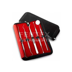 Kit de herramientas de higiene dental manual con instrumentos dentales esenciales - Product Image 1