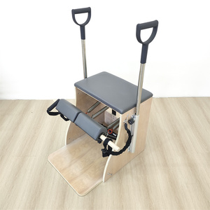 Profesional Oka/Arce madera Combo <span class=keywords><strong>Pilates</strong></span> Wanda <span class=keywords><strong>silla</strong></span> Yoga entrenamiento Fitness equipo máquina portátil <span class=keywords><strong>Pilates</strong></span> <span class=keywords><strong>silla</strong></span> estable - Product Image 2