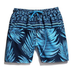Short de plage 4-étirement à séchage rapide de haute qualité avec étiquette de logo personnalisée maillot de bain d'été pour hommes - Product Image 6