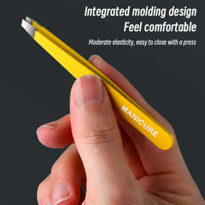 แหนบคิ้วปลายแหลมสีเหลือง1/2/4ชิ้นเครื่องมือความงามเครื่องมือสแตนเลสแต่งหน้าสำหรับคิ้ว - Product Image 6