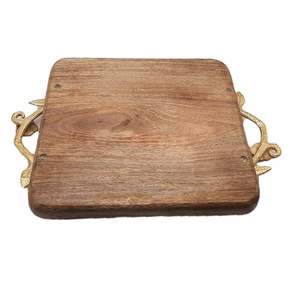 Plateau de service en bois imprimé décoratif pour événements, restauration, salle de bain, style moderne, durable, passe au lave-vaisselle, vaisselle bon marché - Product Image 6