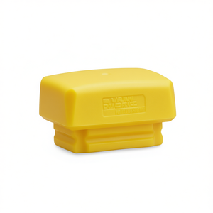 Cabeza de Martillo de Poliuretano Amarillo de Dureza Media SECURAL de 30 x 40 mm para Martillo de Percusión de HALDER - Product Image 3