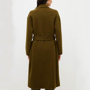 High Quality Oversized Cashmere Coat Winter Elegant <b>Women's</b> <b>Wool</b> Coats With Scarf Breathable 100% <b>Wool</b> Long Coat Winter - Product Image 4