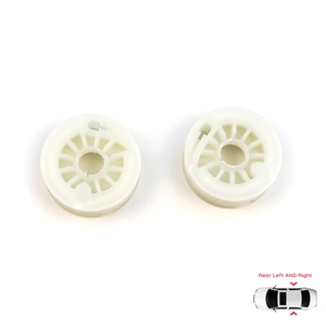 V1BWR5222+BWR5223 Window Regulator Repair <b>Cable</b> Roll <b>Gear</b> Reel Wheel Pulley Rear Left Right Door for Ceed Cee'd MK2 JD 2012-2018 - Product Image 1