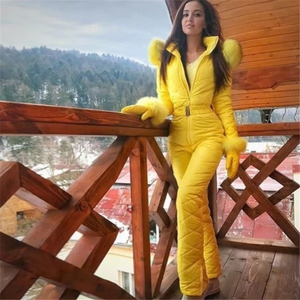 Traje de Esquí de Último Diseño para Mujer, Overol Ajustado, Conjunto de Snowboard para Exteriores, Ropa de Invierno Cálida, Resistente al Viento e Impermeable - Product Image 6