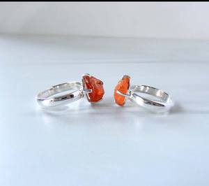 Trendy 925 Sterling Silver Gold Plated Bezel Set Larimar Stone <b>Ring</b> 10mm Handmade Wedding Gift Fine Jewelry HARI OM CREATIONS - Product Image 2