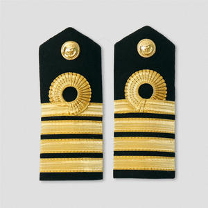 Handcrafted Dress Shoulder Boards Custom Logo Epaulettes for Formal Uniforms School Outfits and Organizational Identity - Product Image 1