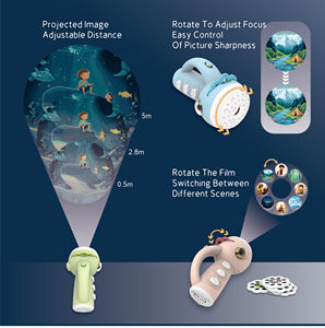 Proyector de Cuentos para Niños con Luz Nocturna de Estrellas - Juguete Relajante para Dormir y Aprender - Product Image 5