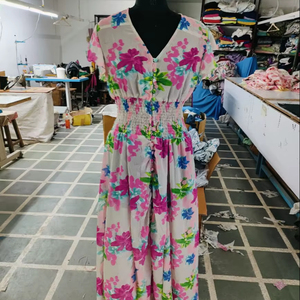 Vestido Largo Informal y Mágico para Mujer, Estilo Bohemio, Inspirado en la Moda, Vestido de Playa, Vestido de Sol, Vestido Floral para Vacaciones - Product Image 1