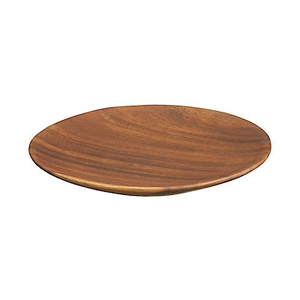 Plato de madera maciza de Acacia moderno Trending Ecológico Apto para lavavajillas Cubiertos Plato de servicio para negocios Hogar para mesa - Product Image 3