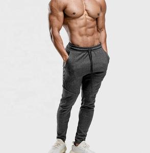 Pantalon de jogging athlétique de gymnastique taille moyenne décontracté personnalisé pour hommes pantalon de survêtement d'entraînement respirant à séchage rapide - Product Image 3