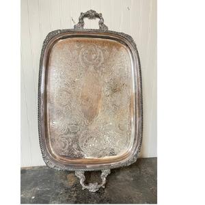 Handmade Serving Elite Brass Aluminum Decorative <b>Plate</b> Trays <b>Plates</b> Finished Hotel Serving Tray Home and Table Decoration - Product Image 3