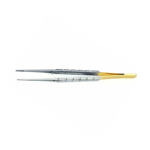 Micro Castroviejo, fórceps dentales quirúrgicos de acero inoxidable de medio oro para ojos, fórceps de sutura para cirugía menor, instrumento médico OEM - Product Image 5