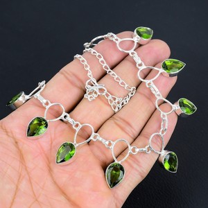 สร้อยคอเพอริดอทสไตล์คริสเตียนสุดฮิต ชุบเงินแท้ 925 ทำมือ ดีไซน์มินิมอล โซ่เส้นเล็ก สร้อยคอแบบโชคเกอร์ สำหรับงานแต่งงาน - Product Image 4