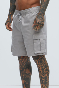 Shorts Cargo Décontractés pour Hommes, Style Urbain, en Toile Unie, Séchage Rapide, Idéals pour l'Entraînement, le Golf et les Activités de Plein Air Estivales - Product Image 3