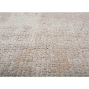Tapis noué à la main en laine Thyme Ivory, rectangulaire 9x12, motif médaillon abstrait patchwork, style Tabriz pour salon domestique AKWL-1556 - Product Image 3