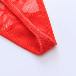 Culottes en dentelle pour femmes de haute qualité, dentelle à franges florales, taille basse, string, lingerie sexy, sous-vêtements - Product Image 5