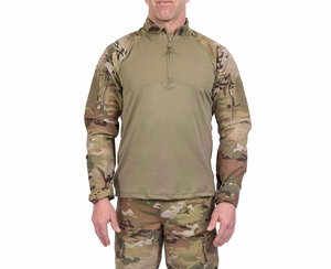 Camisetas Tácticas Transpirables que Absorben la Humedad para Exteriores, Camiseta de Manga Larga para Hombre, 100% Algodón, Tejido Personalizado Flexible - Product Image 5