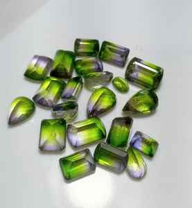 Accesorios de moda Cabujón de corte redondo ovalado de vidrio natural para la fabricación de joyas Piedras preciosas sueltas de La India - Product Image 4