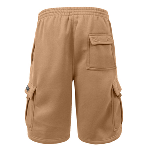 Pantalones Cortos Cargo Elásticos Transpirables al por Mayor para Hombre, 100% Algodón, Diseño Liso, de Alto Gramaje, de Secado Rápido, Ideales para Gimnasio, OEM - Product Image 5