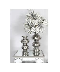 Vase à fleurs en métal décoratif de table moderne en aluminium de luxe à tendance industrielle décoration de mariage à domicile avec logo personnalisé taille - Product Image 2