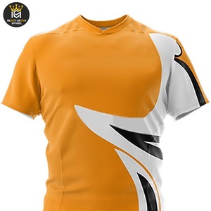 100% Polyester matériel léger Quickdry hommes Rugby uniforme respirant vêtements de sport sur mesure Logo impression - Product Image 3