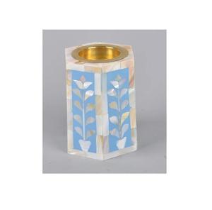 Support à bougie artisanal en nacre, support à bougie classique en nacre pour la décoration de la maison, support à bougie design pour la maison - Product Image 6