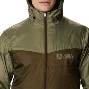 Chaqueta cortavientos con capucha para hombre de calidad superior, nailon de invierno/Lona de poliéster, logotipo personalizado, abrigo elegante para exteriores OEM, muestra gratis - Product Image 5