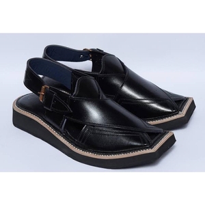 Sandales Peshawari en cuir pour hommes de qualité supérieure, personnalisables en noir et toutes les couleurs personnalisées, disponibles dans toutes les tailles, prix de gros - Product Image 6