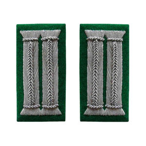 Parche Bordado a Mano para Personal, con Cuello Gorget, Trenzado, con Clip de Botón de Latón, Personalizado, Cromado, Material Principal de Tela PU - Product Image 2