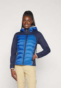 Nouveauté Veste softshell Burlison bleue personnalisée pour femmes Prix d'usine Manches longues Coupe-vent Vestes de course et d'extérieur pour femmes - Product Image 4