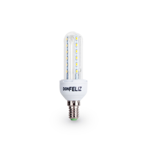 Bombilla LED de Cristal en Forma de Maíz 4U, Luz Fría/Blanca de Bajo Consumo 6500K, Base E14, 18W, Uso Residencial - Product Image 1
