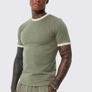 Mode manches courtes hauts et shorts ensemble été homme vêtements respirant décontracté course hommes t-shirt et ensembles courts - Product Image 6