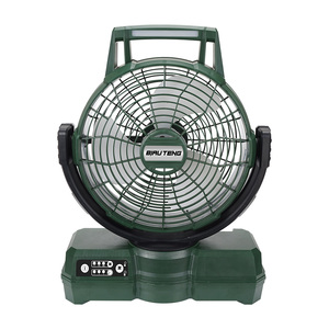 12 pouces automatique balançoire ventilateur électrique lumière vent fort 3 palettes rotatives 2500mAh batterie au Lithium pour voiture extérieur ménage RV hôtel - Product Image 1