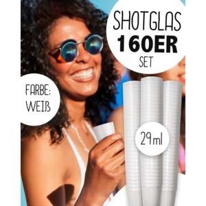 Juego de Vasos de Chupito Clásicos Novedosos, 160 Piezas, Hechos a Mano, Cilindro Blanco de PP para Hoteles y Bares, Vasos de Chupito Personalizados Baratos para Sublimación - Product Image 6
