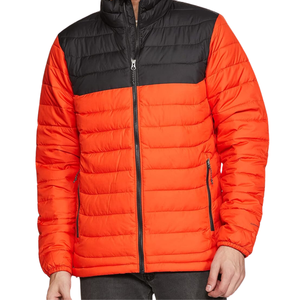Veste matelassée d'hiver décontractée pour hommes, top des ventes, logo personnalisé, tissu matelassé chaud et imperméable avec capuche légère, vente en gros - Product Image 1