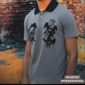 Polo à manches courtes sans couture avec logo personnalisé pour hommes, à séchage rapide, sport, impression par sublimation, coupe sèche - Product Image 1