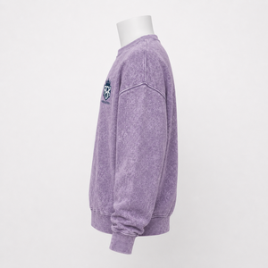เสื้อสเวตเชิ้ตผู้หญิงแบบย้อมสีเอซิด ให้สัมผัสนุ่มสบาย ผ้าเนื้อนิ่ม และพื้นผิวแบบวินเทจ สำหรับสไตล์ลำลองในชีวิตประจำวัน - Product Image 2