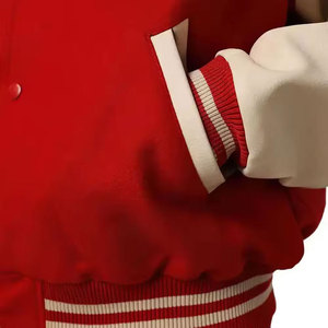 Chaqueta Varsity para Hombre de Fabricante OEM, Transpirable, Talla Grande, Estilo Urbano, con Cuello Alto - Product Image 6