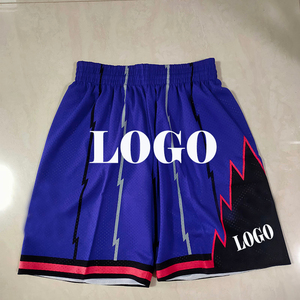 กางเกงขาสั้นบาสเก็ตบอลผ้าแห้งเร็วปักลายผ้าตาข่ายระบายอากาศได้ดีมีคุณภาพ2024-2025High - Product Image 5