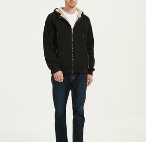 เสื้อฮู้ดมีซิปแขนยาวสำหรับผู้หญิงเสื้อสเวตเชิ้ตโอเวอร์ไซส์ผ้าฟลีซผ้าฝ้าย100% มีฮู้ดเสื้อแนวสตรีทมีซิป - Product Image 3