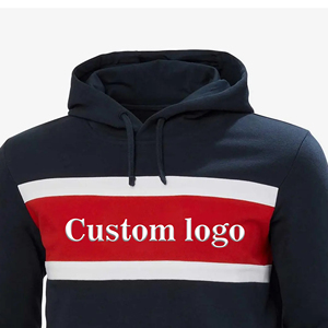 Custom <b>Design</b> Polyester Fleece Full-zip up Sportswear Training Hoodie Custom Made Plain Hoodies - Product Image 2