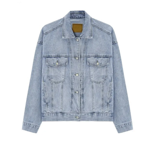 แจ็กเก็ตยีนส์สำหรับผู้ชาย, แจ็กเก็ตยีนส์ทรงหลวมแนววินเทจสำหรับฤดูใบไม้ผลิและ2023แจ็กเก็ตฤดูใบไม้ร่วง - Product Image 3