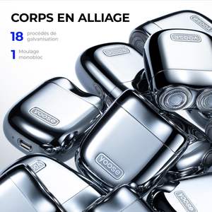 Mini rasoir électrique portable pour hommes, léger, en alliage, rechargeable par Type-C, étanche IPX7 pour le rasage humide/sec du visage - Product Image 5