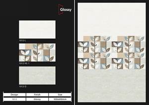 Azulejo de porcelana de tamaño personalizado de 300x600mm más vendido, azulejos de pared de cocina blancos, superficie pulida, azulejos de cerámica decorativos para el hogar - Product Image 2